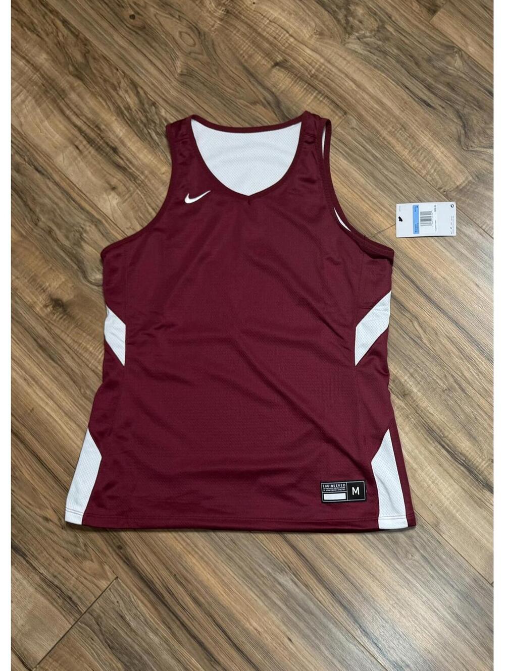 Nike Dri-FIT Women's Stock Reversible Cardinal/White Basketball Jersey $50